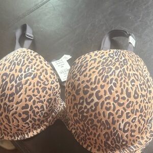 NEW W TAGS Victorias Secret animal print bra size 38D w wire for support